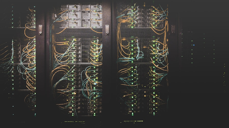 Data center servers representing PayQuid platform and data infrastructure
